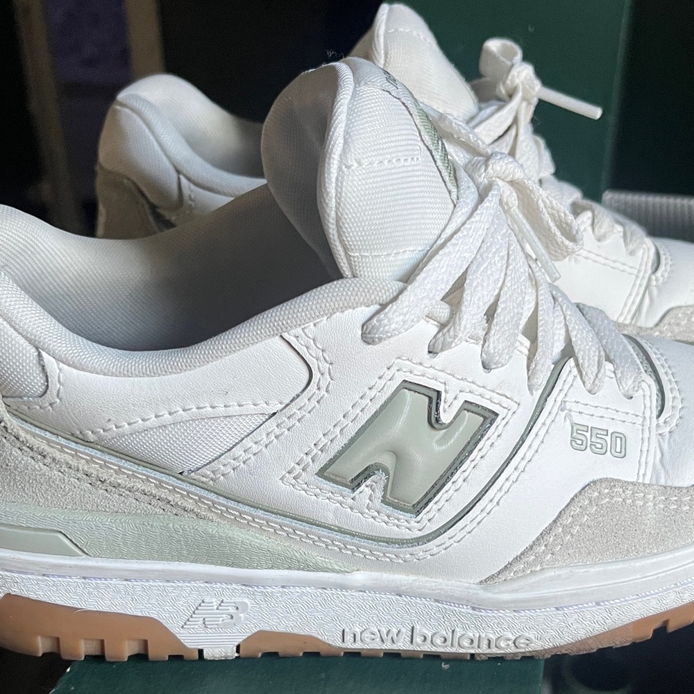 New Balance Kids' Sneakers in White and Gray
